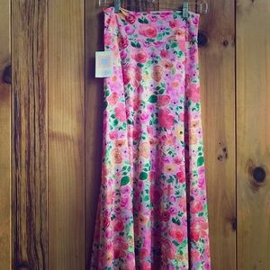 Lularoe floral maxi skirt